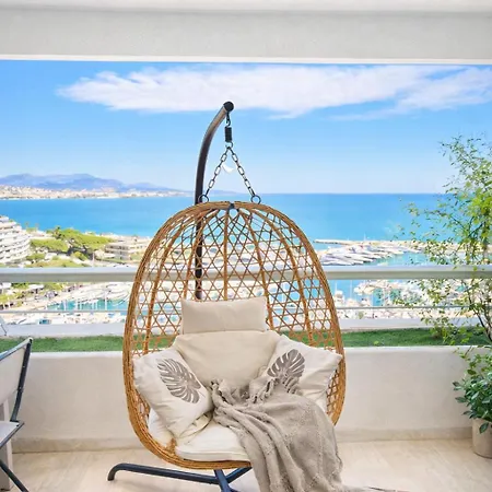 Le Balcon Des Anges Vue Panoramique Sur L 'azur Parking Gratuit Villeneuve-Loubet