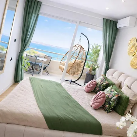 شقة Le Balcon Des Anges Vue Panoramique Sur L 'azur Parking Gratuit فينوف لوبيه
