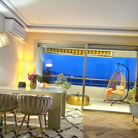 Le Balcon Des Anges Vue Panoramique Sur L 'azur Parking Gratuit * فينوف لوبيه