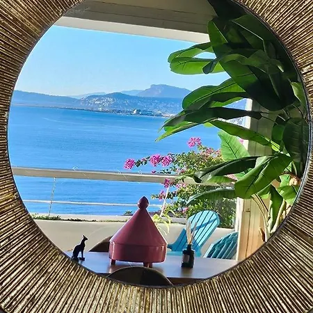Apartment Le Balcon Des Anges Vue Panoramique Sur L 'azur Parking Gratuit