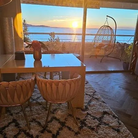 Le Balcon Des Anges Vue Panoramique Sur L 'azur Parking Gratuit Villeneuve-Loubet